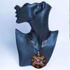 SALE 30% OFF -  Missing and Murdered Indigenious Women 2 Sunburst Beaded Patch Necklace Pendant