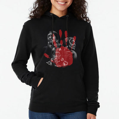 MMIW No More Stolen Sisters Red Hand Unisex T-Shirt/Hoodie/Sweatshirt