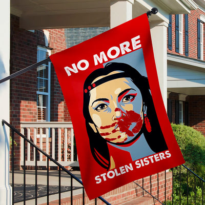 No More Stolen Sister - Native American Flag Garden House Yard for Decor Outdoor