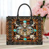 Eagle Mandala Brown Leather Handbag WCS013