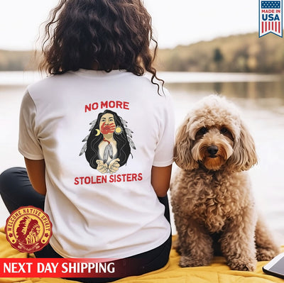 No More Stolen Sisters MMIW Red Hand Unisex Back T-Shirt/Hoodie/Sweatshirt