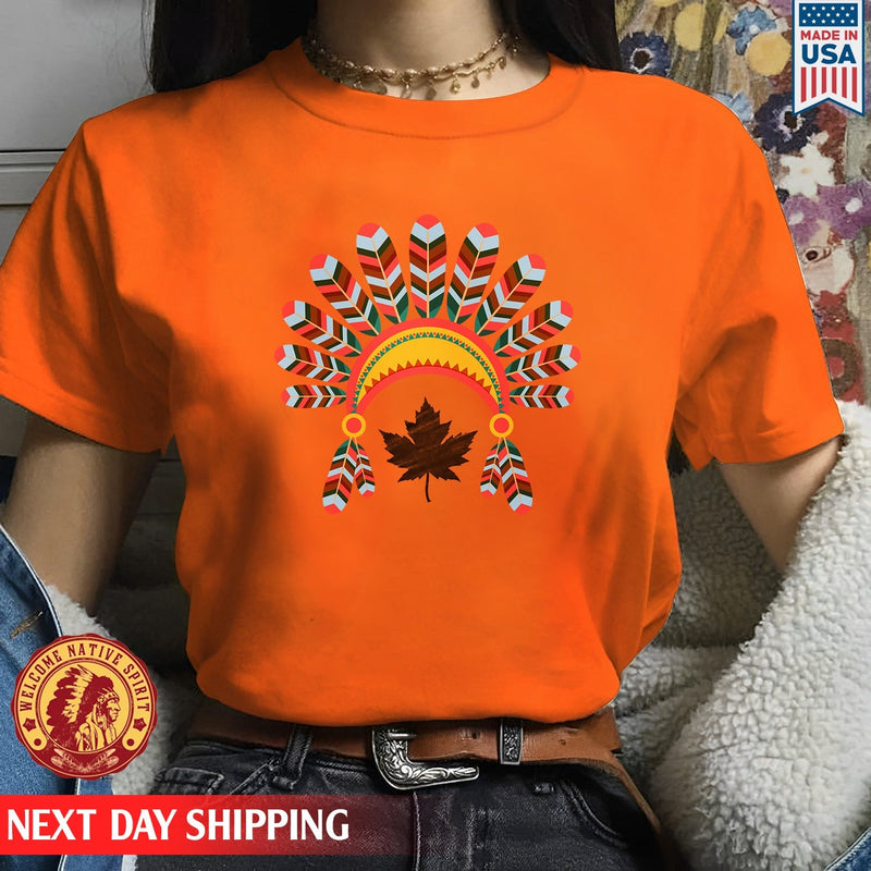 Every Child Matters Chief's Hat Feather Canada For Orange Day Unisex T-Shirt/Hoodie/Sweatshirt