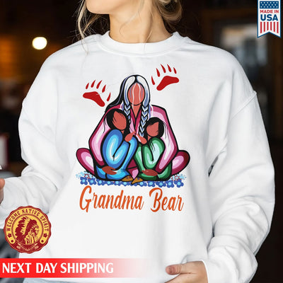 Native American Grandma With Grandniece Unisex T-Shirt/Hoodie/Sweatshirt