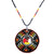 SALE 30% OFF - MMIW Sunburst Handmade Beaded Wire Necklace Pendant Unisex With Native American Style