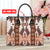 Personalized Leather Handbag for Women - Design Patten Boho Aztec Style LB06