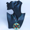 SALE 30% OFF -  Missing and Murdered Indigenious Women 2 Sunburst Beaded Patch Necklace Pendant