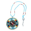 SALE 30% OFF -  Missing and Murdered Indigenious Women 2 Sunburst Beaded Patch Necklace Pendant