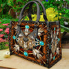 Eagle Mandala Brown Leather Handbag WCS013