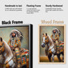 Custom Native American Child And The Horse Photo Canvas Art Gift Home Decor