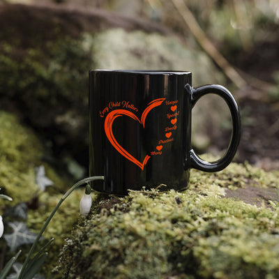 Every Child Matters Orange Heart Ceramic Coffee Mug