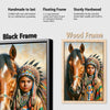 Custom Native American Child And The Horse Photo Canvas Art Gift Home Decor