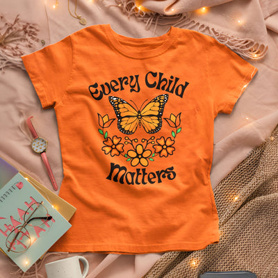 Every Child Matters Native Orange Butterfly Native American Unisex T-Shirt/Hoodie/Sweatshirt