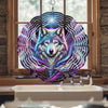 Native American Wolf Wind Spinner