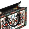 Tribal Colorful Pattern Leather Handbag WCS006