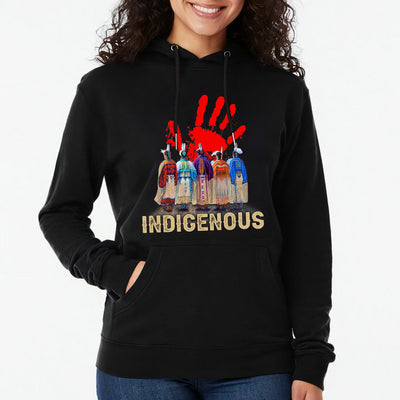 MMIW Indigenous Woman Red Hand Together Shirt Unisex T-Shirt/Hoodie/Sweatshirt