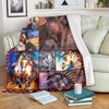 Native American Horse Soft and Warm Fleece Blanket