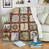 Native American Style Indigenous Cultural Symbols Soft And Warm Fleece Blanket