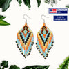 SALE 30% OFF - Multi Colored Beaded Handmade Earrings For Women