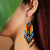 SALE 30% OFF - Multi-Color Hook Beaded Handmade Earrings For Women