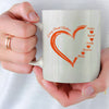 Every Child Matters Orange Heart Ceramic Coffee Mug