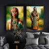 Custom Native American Women Portrait Photo Canvas Art Gift Home Decor