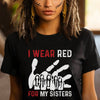 MMIW I Wear Red For My Sister Red Hand Unisex T-Shirt/Hoodie/Sweatshirt