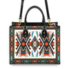 Tribal Colorful Pattern Leather Handbag WCS006