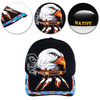 SALE 50% OFF  - Eagle With Pipe Embroidered  Beaded Baseball Cap With Brim Unisex Native American Style