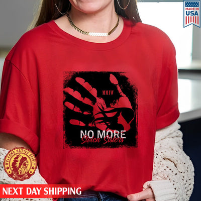 MMIW No More Stolen Sisters Red Hand Unisex T-Shirt/Hoodie/Sweatshirt 140