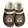 Unisex Pattern Fleece Clog Shoes For Women and Men Native American Style