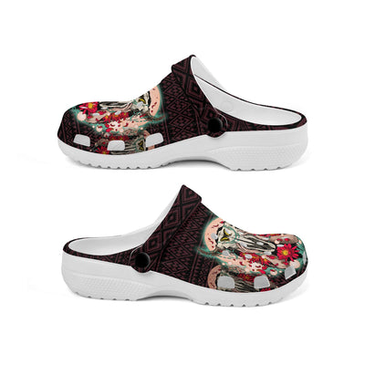 Native Pattern Clog Shoes For Adult and Kid 89209 New