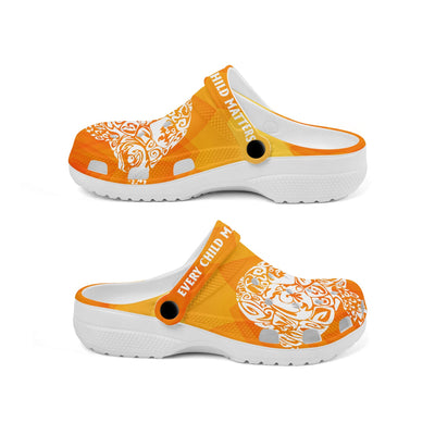 Native Pattern Clog Shoes For Adult and Kid 89247 New