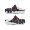 Unisex Pattern Fleece Clog Shoes For Women and Men Native American Style