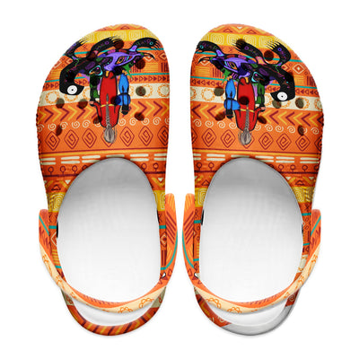 Native Pattern Clog Shoes For Adult and Kid 89251 New