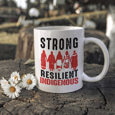 MMIW Strong Resilient Indigenous Woman Women Together Ceramic Coffee Mug