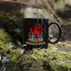 MMIW Indigenous Woman Red Hand Together Ceramic Coffee Mug