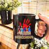 MMIW Indigenous Woman Red Hand Together Ceramic Coffee Mug