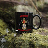 MMIW For My Sisters I Wear Red, No More Stolen Sisters, Woman Red Hand Ceramic Coffee Mug