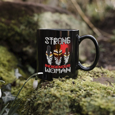 MMIW Strong Resilient Indigenous Woman Ceramic Coffee Mug