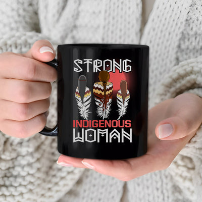 MMIW Strong Resilient Indigenous Woman Ceramic Coffee Mug