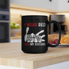 MMIW I Wear Red For My Sister Red Hand Women Together Ceramic Coffee Mug