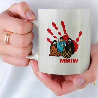 MMIW Indigenous Women Together With Red Hand Shirt