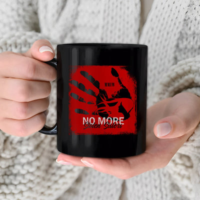 MMIW  No More Stolen Sisters Red Hand Ceramic Coffee Mug