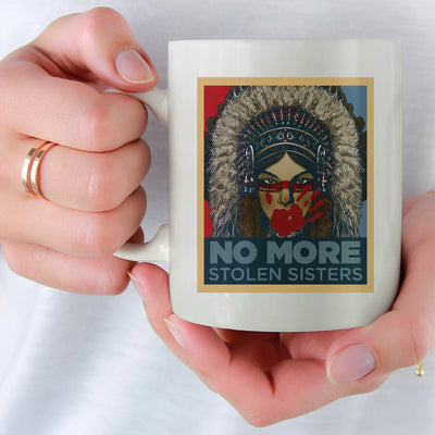 MMIW No More Stolen Sister Vintage Design Ceramic Coffee Mug