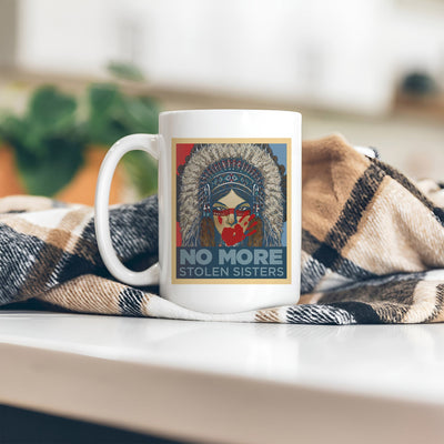 MMIW No More Stolen Sister Vintage Design Ceramic Coffee Mug