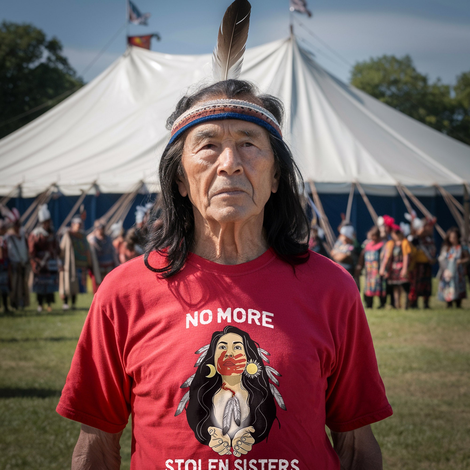 MMIW For My Sisters I Wear Red, No More Stolen Sisters, Woman Red Hand Unisex T-Shirt/Hoodie/Sweatshirt