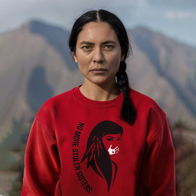 No More Stolen Sisters Indigenous Women MMIW Unisex Back T-Shirt/Hoodie/Sweatshirt 010