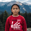 MMIW I Wear Red For My Sister Red Hand Unisex T-Shirt/Hoodie/Sweatshirt