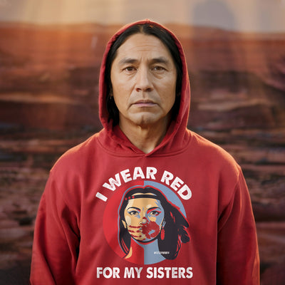 MMIW I Wear Red For My Sisters Red Hand Indigenous Women Unisex T-Shirt/Hoodie/Sweatshirt