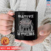 Native American Native Blood Runs Through My Veins Ceramic Coffee Mug